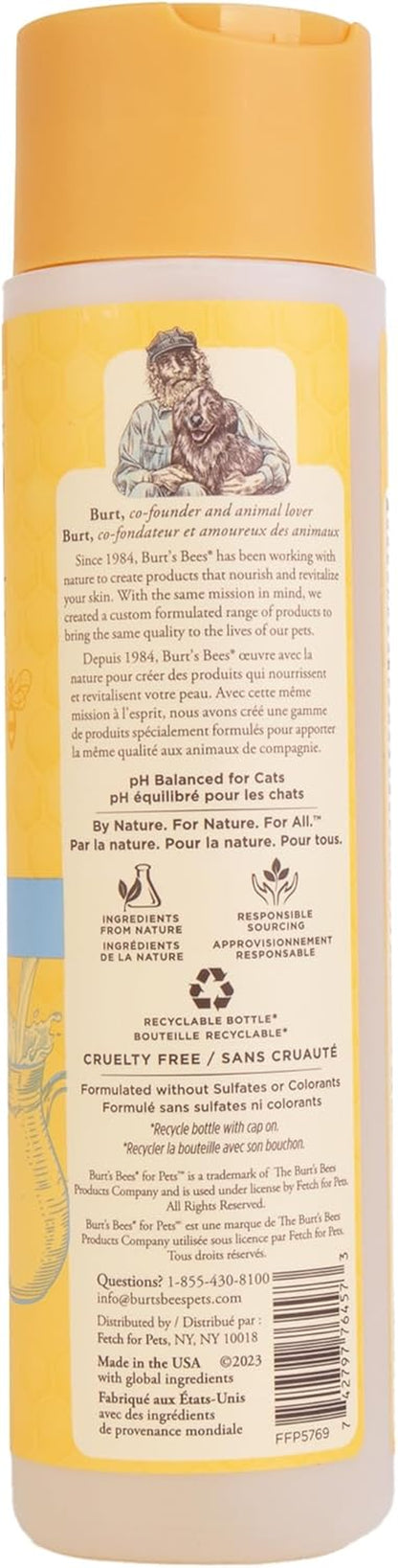 Tearless Kitten Shampoo with Buttermilk, 99.3% Natural Origin Formulas, Pet Shampoo for Cats, Gentle Cat Shampoo, Cat Shampoo for Itchy Skin, 10 Oz