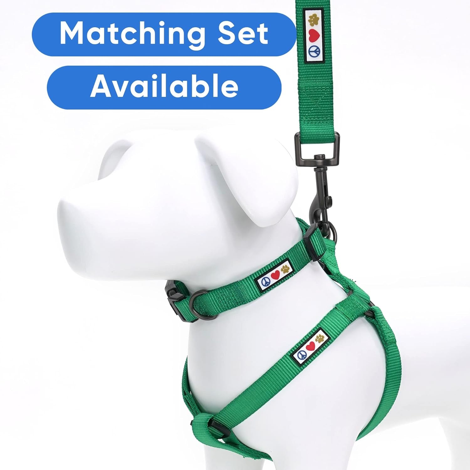 Dog Collar, Adjustable, Heavy Duty, Waterproof, Quick-Release Buckle, Lush Green, Extra Small Breeds