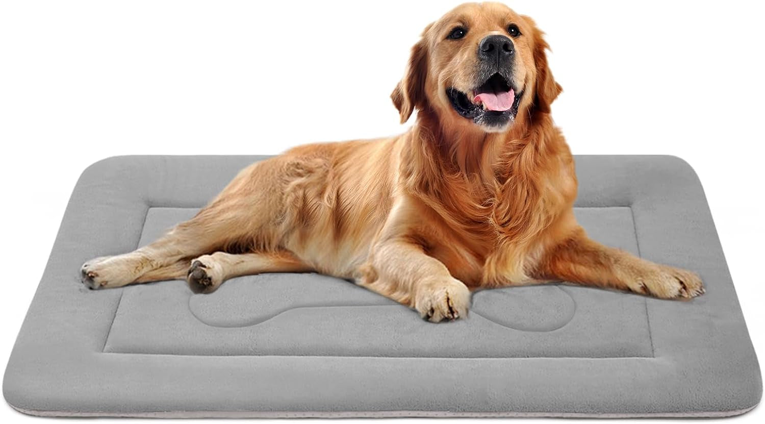 Large Dog Bed Soft Dog Crate Pad Mat 42 in Non-Slip Bottom Washable Dog Sleeping Mattress Pet Beds Cat Beds Kennel Pads